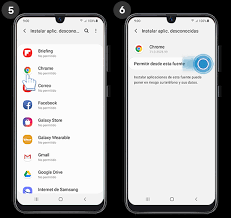 The galaxy apps interface is similar to google play's interface: Galaxy A30 Como Activar Los Origenes Desconocidos De Las Aplicaciones Samsung Co
