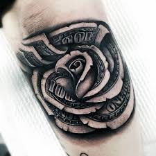 Diese entwürfe verschmelzen den östlichen origami mit westlichen vorstellungen von reichtum und schönheit. Top 81 Money Rose Tattoo Ideas 2021 Inspiration Guide Money Rose Money Rose Tattoo Outer Forearm Tattoo
