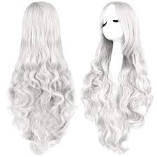 Well you're in luck, because here they. Amazon Com Rbenxia Curly Cosplay Wig Long Hair Heat Resistant Spiral Costume Wigs Anime Fashion Wavy Curly Cosplay Daily Party Silver 32 80cm Beauty