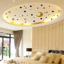 Kids room ceiling fan ideas courtesy of design elite. Creative Children S Room Wall Sticker Room Ceiling Decoration 3d Mirror Wall Sticker Star Bedroom Warm Sticker