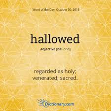 Hallowed Uncommon Words Words Unusual Words