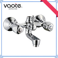 How do you fix a leaky bathtub faucet without turning off the water? China Double Handle Wall Mounted Bathtub Faucet Zinc Bath Mixer Vt 61201 China Zinc Body Bathtub Faucet