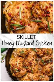 Honey Mustard Chicken Skillet Easy Chicken Recipes How To Video Recipe Honey Mustard Chicken Recipes Honey Mustard Recipes Favorite Recipes Chicken