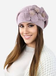 Granatowe Czapki Zimowe Damskie Penelope Mack