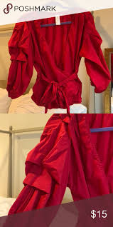 Guest Editor Hot Red Wrap Top Clothes Design Outfits Red Formal Dress