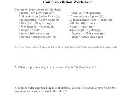 A sound knowledge of conversion factors definitely quickens the task at hand. Solved Unit Cancellation Worksheet Conversion Factors To Chegg Com