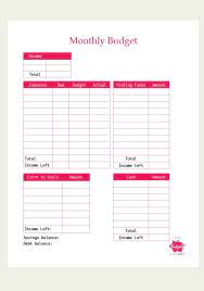 This free printable monthly budget worksheet (available in three designs) is the perfect way to plan out your monthly expenses. 20 Free Printable Budget Templates Manage Your Money In 2021 Savvy Budget Boss