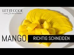 Erfahren sie, wie sich eine mango am besten schälen und schneiden lässt. Mango Schneiden Video Rezepte