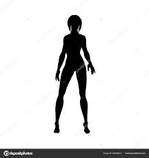 Nackte sexy Mädchen Silhouette - Vektorgrafik: lizenzfreie Grafiken ©  angelp 295723274 | Depositphotos