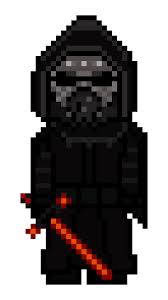 Star Wars The Force Awakens Kylo Ren Pixel By Forcemation Deviantart Com On Deviantart Pixel Art Pixel Art Maker Star Wars