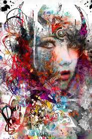 the perception of reality painting in 2021 portrait painting abstract expressionism art art
