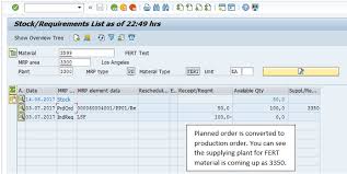 Production Planning In A Cross Plant Set Up Sap Blogs