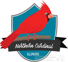 Valleys of the mississippi and missouri, kentucky and ohio. Illinois State Clipart State Bird Of Illinois The Northern Cardinal Clipart Classroom Clipart