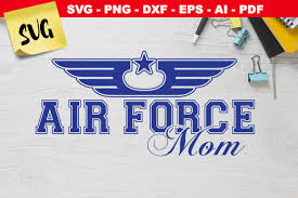 Download Air Force Mom Star Wings Graphic By Novart Creative Fabrica PSD Mockup Templates