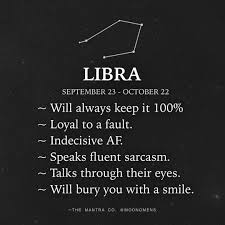 Moon Omens On Instagram Libra Ruled By Venus Libra Is A Loving Sign That Focuses Strongly On Partners April Zodiac Speak Fluent Sarcasm Astrology Libra