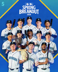 It's #SpringBreakout day! Watch today's game at 2:10 p.m. on @mlbnetwork  and Mariners.TV! #TridentsUp