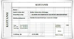 Image Result For Kwitansi Pembayaran Universitas Huruf