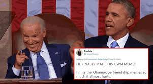 This should be self explanatory; Bringing The Bro Code Back Barack Obama Posts Hilarious Meme For Joe Biden S Birthday Trending News The Indian Express