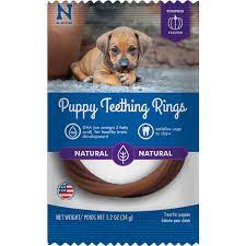 Puppy teething treats help to alleviate the pain and soreness caused by teething, and is gentle enough for your puppy's delicate teeth. N Bone Puppy Teething Ring Pumpkin Flavor Single 34g Maddies Online