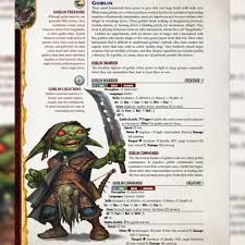 Goblin Warrior Pathfinder2e