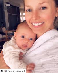 While Dale Earnhardt Jr. is busy getting ready to join the NBC broadcast  booth this Sunday, his daughter Isla is getting cuter every day! 😍  #BornNASCAR