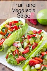 Fruit And Vegetable Salad Recipe Vegetable Salad Recipes Vegetable Salad Fruit Salad Easy