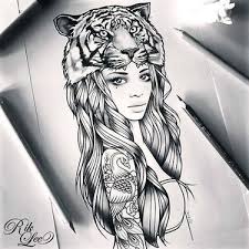 Possible inspiration from the oak tiger butterfly which has similar markings. Tiger Tattoo Meaning