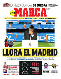 PORTADA | Marca: "Llora el Madrid"