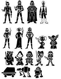 Pin By Marietjie Goosen On Silhouette Cameo Star Wars Silhouette Silhouette Images Silhouette