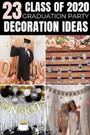 23 Graduation Party Decor Ideas To Use That Will Make Your Party One To Remember By Sophia Lee In 2020 Graduation Party Decor Graduation Party Centerpieces Grad Party Decorations