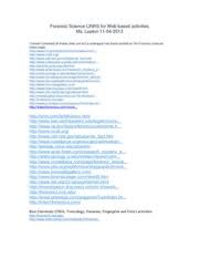 Find forensic science lesson plans and worksheets. Chapter 4 Links For Web Based Activities And Games Forensic Science Links For Web Based Activities Ms Lupton I Haven T Checked All These Sites Out But Course Hero