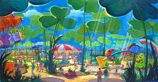 A Bug S Land Disney California Adventure Disneyland Resort Disney Concept Art Disney Theme Parks Concept Art