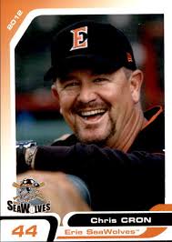2012 Erie SeaWolves Grandstand #7 Chris Cron Manager Baseball Card
