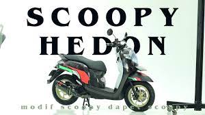Kamu punya motor scoopy tapi sudah bosan dengan desainnya yang mungkin sudah ketinggalan zaman? Scoopy Hedon Modif Scoopy Dapet Scoopy Akrapovic Asli Youtube