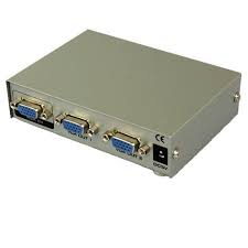 2 Port Vga Splitter 1 Pc To 2 Monitors Vga Svga Xga Lcd Video Splitter Box By Brainydeal 3 80 You Can Use This 2 Port Vga Split Video Monitors Vga Splitters