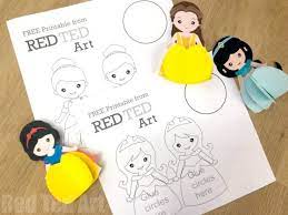 Check spelling or type a new query. 3d Princess Paper Doll Colouring Pages Red Ted Art Make Crafting With Kids Easy Fun