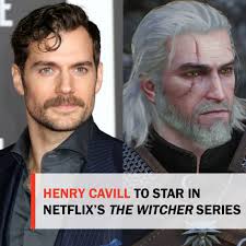 Henry Cavill will star as Geralt in Netflix's upcoming series based