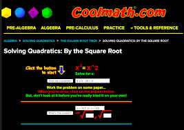 This Resource Provides Interactive Practice Problems For Solving Quadratic Equations Using Square Roots After T Solving Quadratics Quadratics Algebra Problems