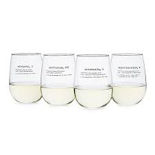 Life By Definition Wine Glasses Set Of 4 Gift Gifts Giftideas Diy Giftsforwomen Giftsformen Unique Wine Glass Wine Glass Unique Stemless Wine Glasses