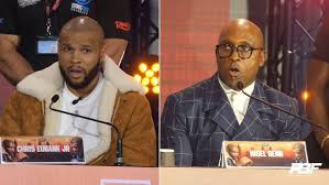 Lennox Lewis gives CHRIS EUBANK a boxing LESSON