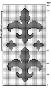 Craftdrawer Crafts Free Crochet Fleur De Lis Fanfare Afghan Pattern Crochet Tapestry Crochet Quilt Crochet Afghan
