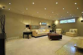 Basements have their own special challenges, like low ceilings and a lack of windows, which make proper lighting especially important. Eliminate Any Dull Corners With Evenly Placed Recessed Lights Decoist Basement Lighting Basement Ceiling Low Ceiling