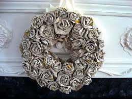 Check spelling or type a new query. How To Diy Rolled Paper Roses Wreath Newsprint Book Pages Paper Crafts Youtube