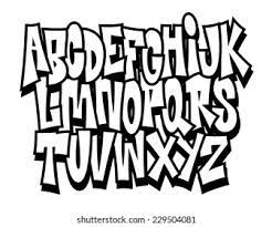Simbol huruf keren simbol huruf keren diatas ini bisa kamu gunakan untuk membuat variasi nama kamu agar terlihat agus. Graffiti Cartoon Comic Doodle Font Alphabet Stock Vector Royalty Free 229504081