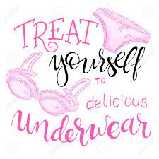 Ome days just t worth iting on a bra, funny quotes about bras by aardvarkapparel zazzle. Vector Hand Lettering Quote Treat Yourself To Delicious Underwear Royalty Free Cliparts Vectors And Stock Illustration Image 60185502