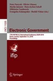 The local government and public involvement in health act 2007 (c 28) is an act of the parliament of the united kingdom. Electronic Government Springerlink