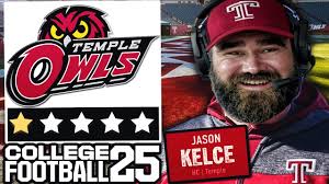 Can Jason Kelce SAVE Temple Football in College Football 25