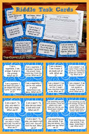 Guys, have you been a one that are challenging to control and management the regular monthly fees. Riddle Task Cards Inferencing The Kinder Corner