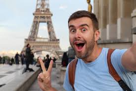 260+ Attractive Man Taking Selfie At The Eiffel Tower Paris Stock Photos,  Pictures & Royalty-Free Images - iStock