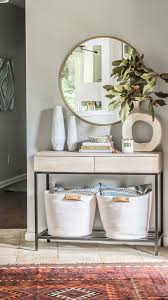 Modern Farmhouse Meets Boho Foyer Makeover Budget Friendly Decor Natural Home Decor Decor Home Decor Bedroom